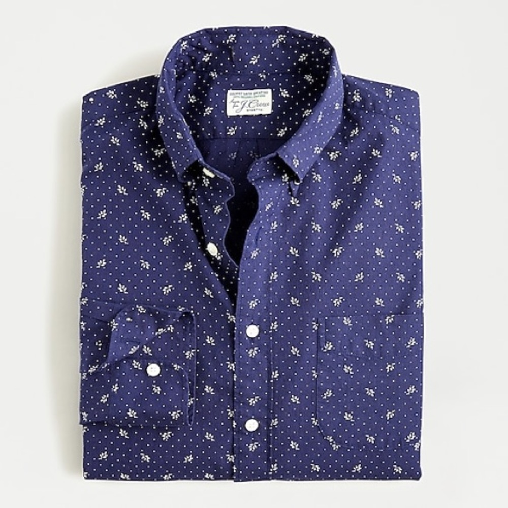 J. Crew Untucked Stretch Secret Wash Shirt - Picture 1 of 4